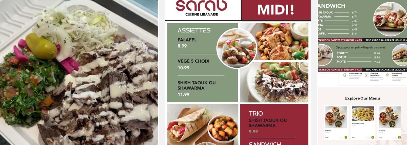 Sarab Menu
