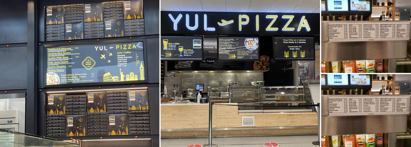 YUL Pizza Menu