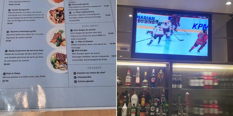 Cognac Restaurant Bar Menu