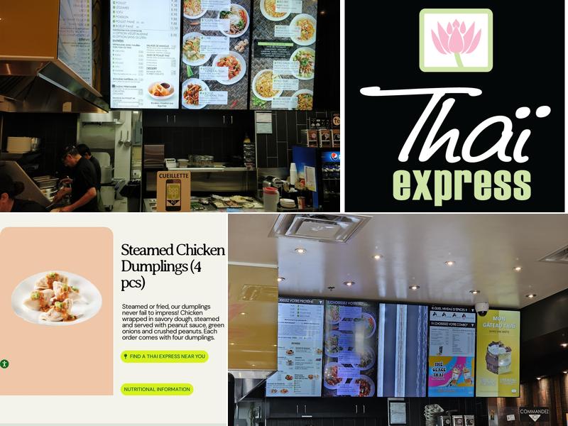 Thai Express Restaurant Verdun Menu