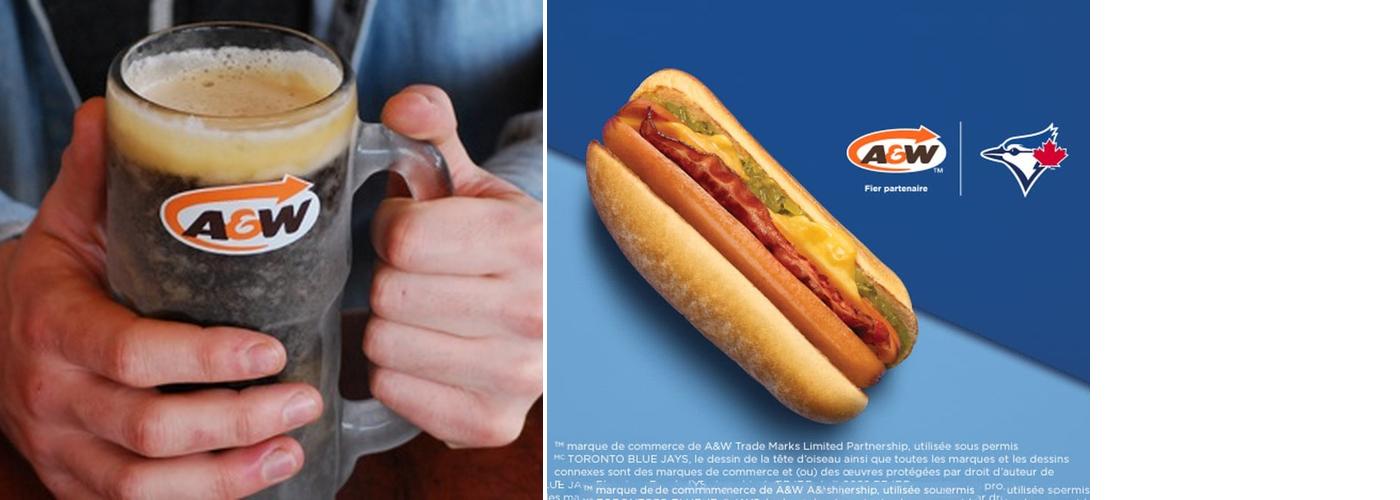 A&W Canada Menu