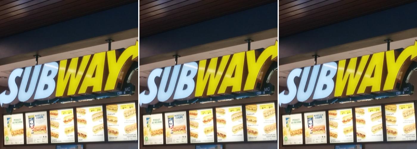 Subway Menu
