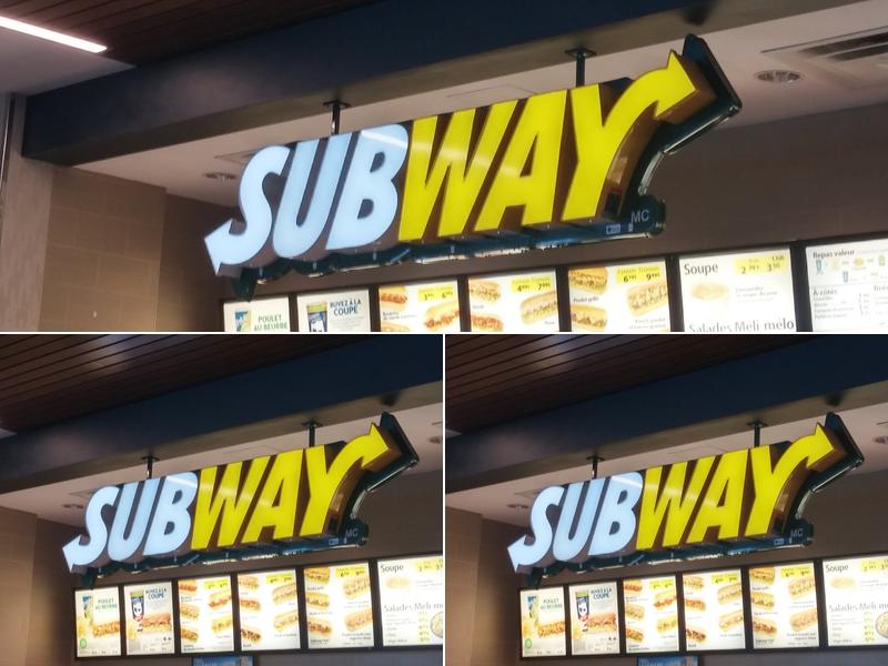 Subway Menu