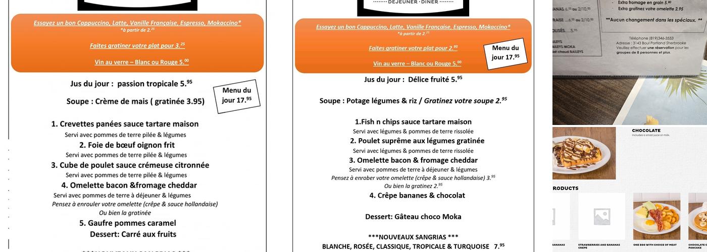 Eggsquis Menu