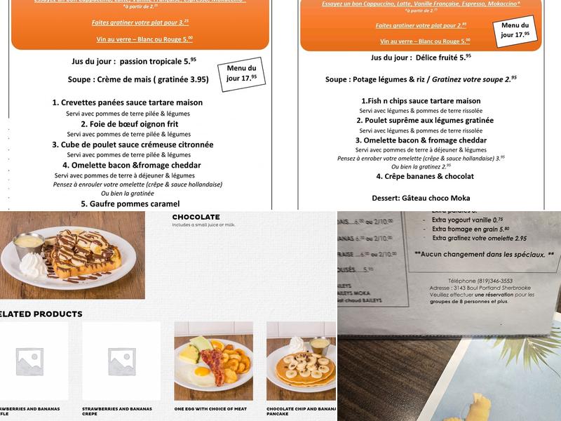 Eggsquis Menu
