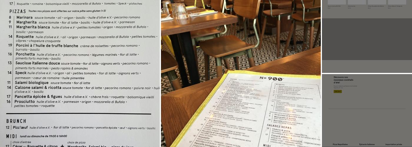 Pizzéria NO.900 - Sherbrooke Menu