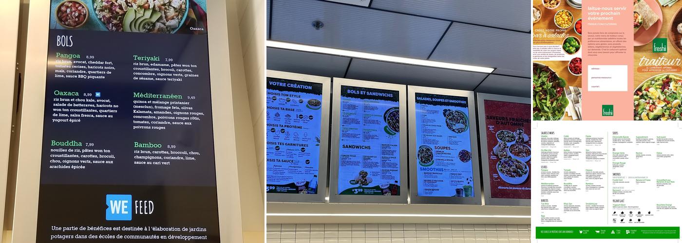 Freshii Menu