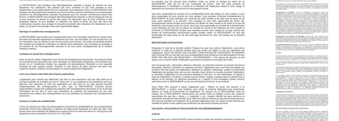 Le Refuge des Brasseurs - Microbrasserie Menu