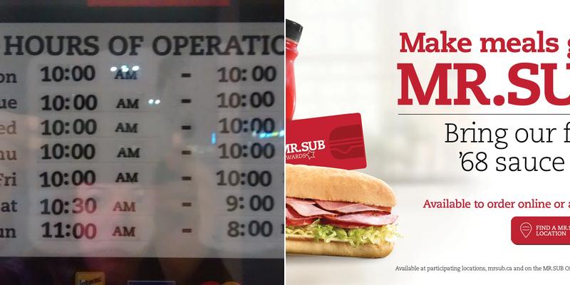 Mr.Sub Menu