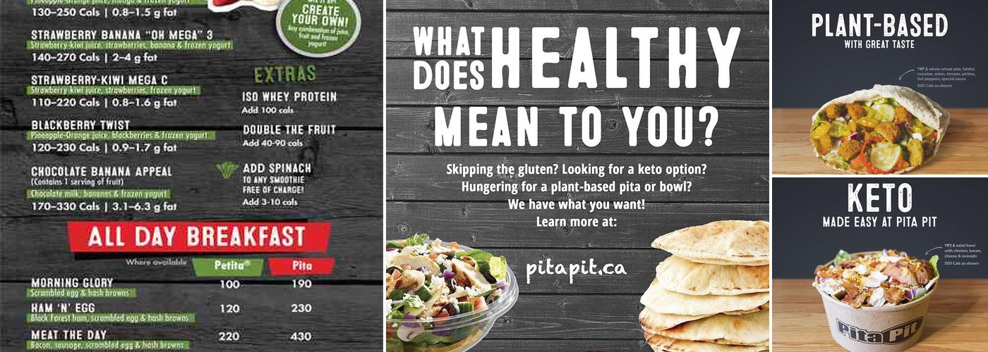 Pita Pit Menu