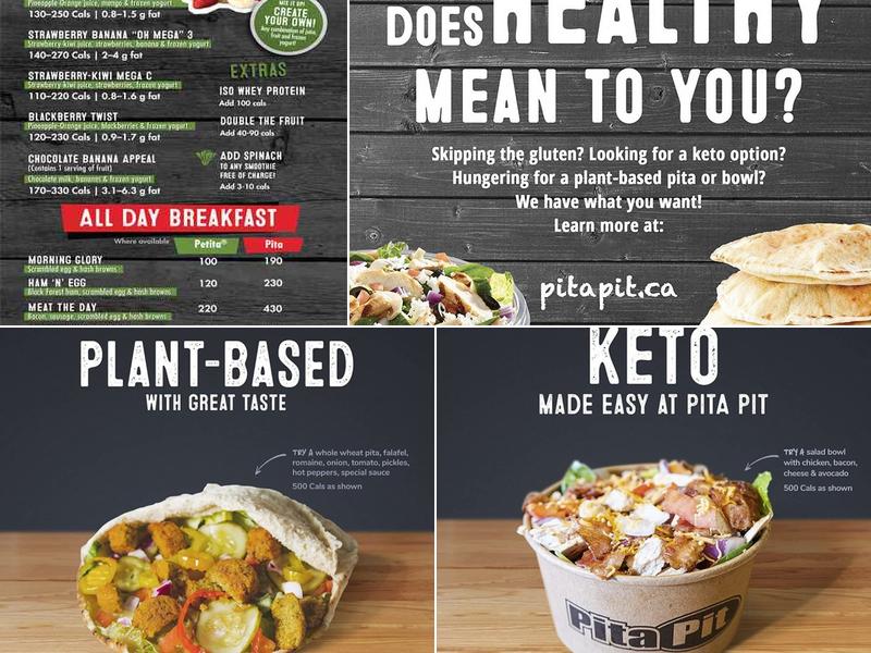 Pita Pit Menu