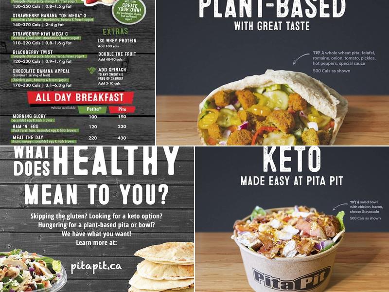 Pita Pit Menu