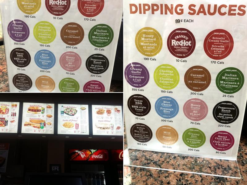 Pizza Pizza Menu