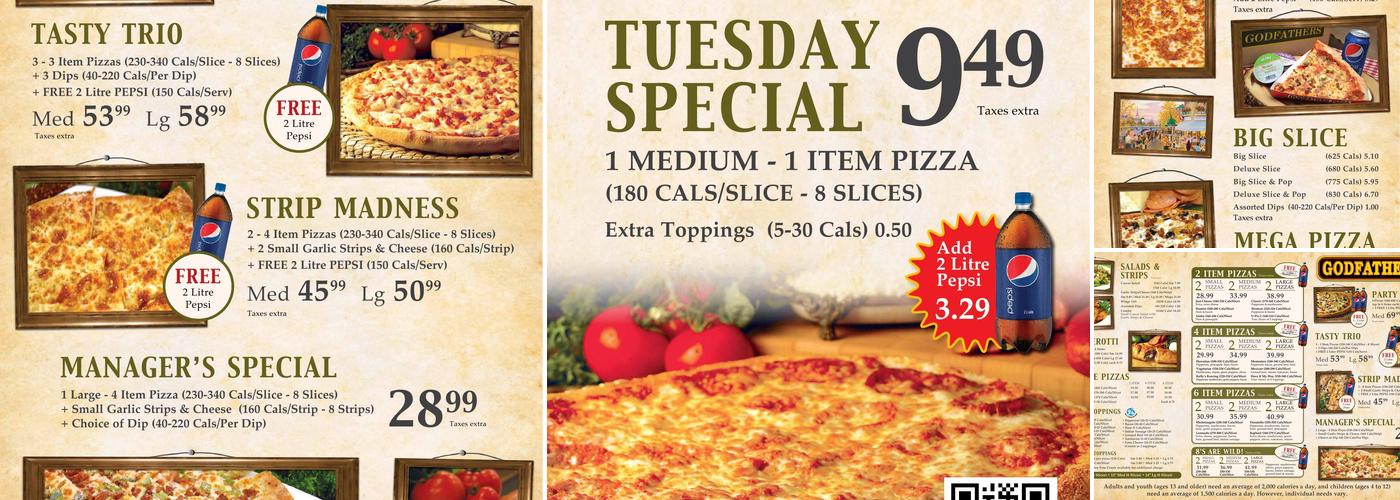 Godfathers Pizza - Durham Menu