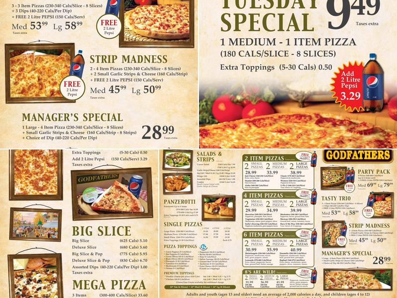 Godfathers Pizza - Durham Menu