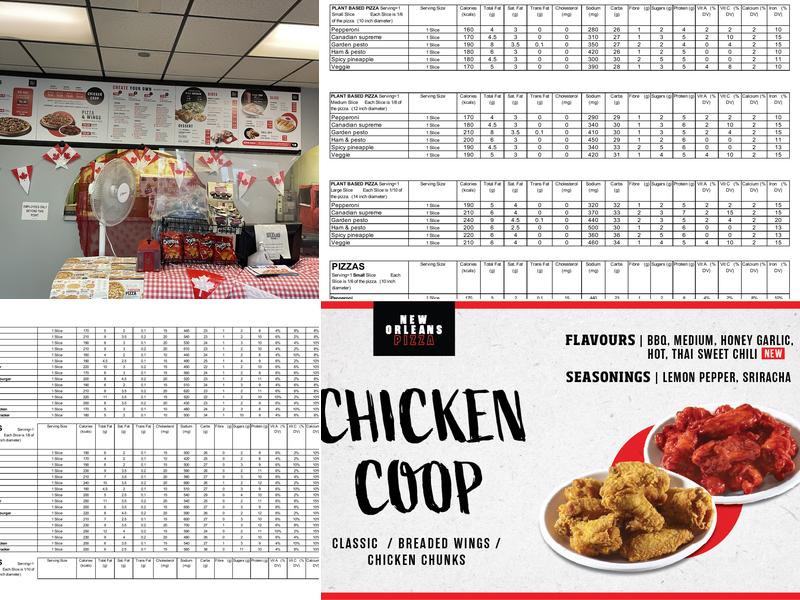 New Orleans Pizza Durham Menu