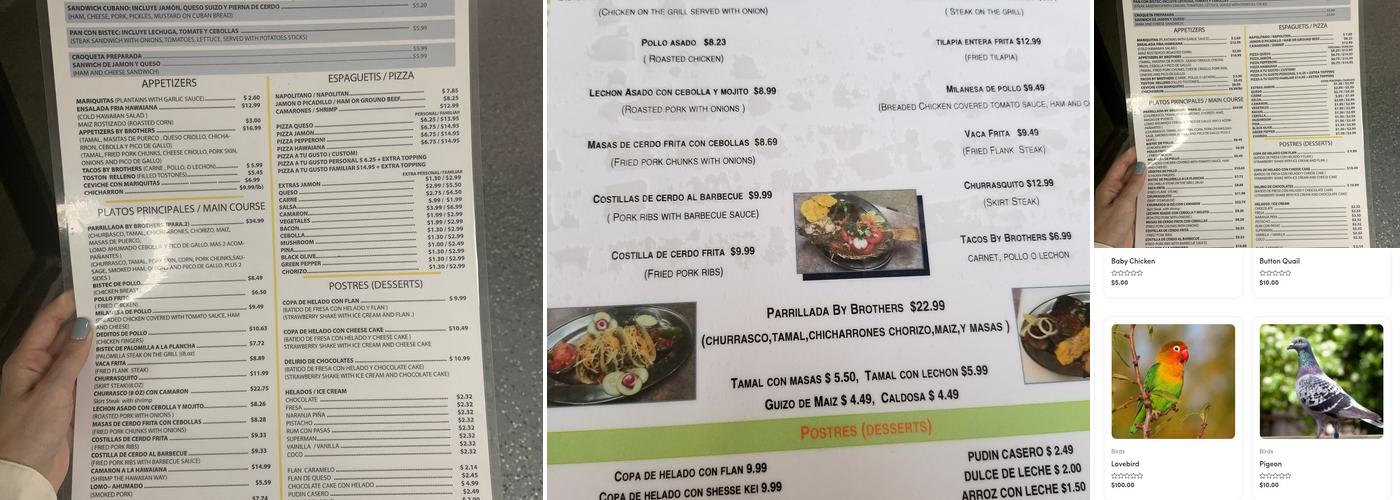 By Brothers Menu