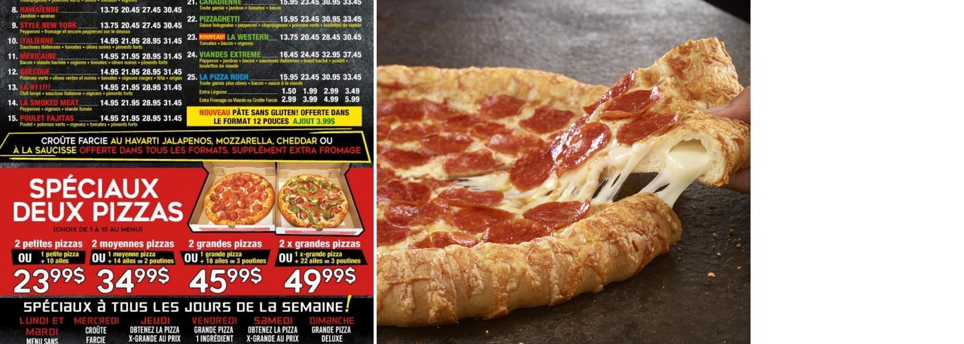 Mozza Pizza Hull Menu