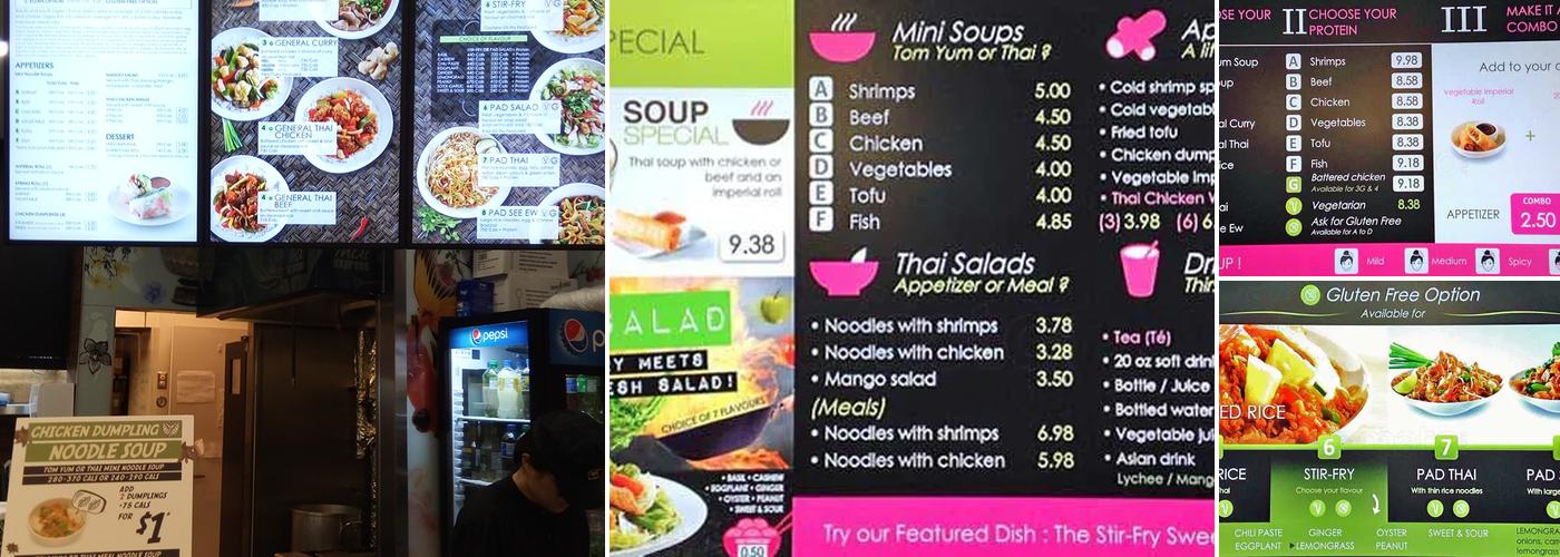 Thai Express Restaurant Ottawa Menu