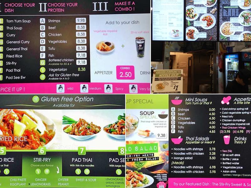 Thai Express Restaurant Ottawa Menu