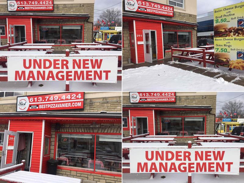 Best Pizza 295 McArthur Ave., Vanier