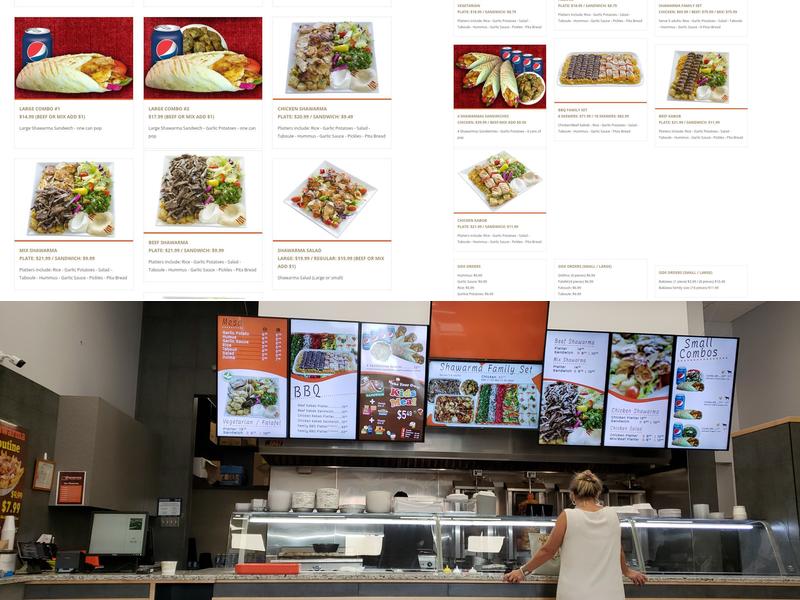 Mr Shawarma Menu