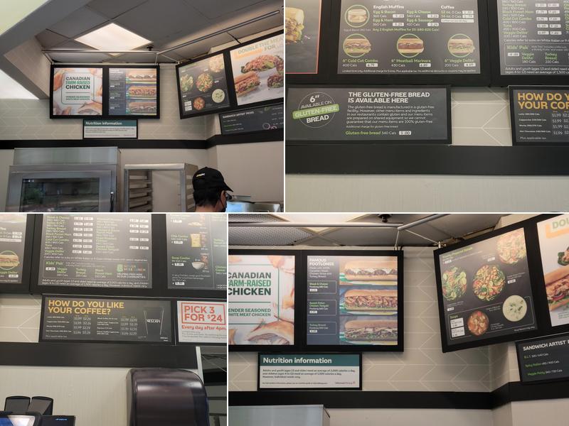 Subway Menu