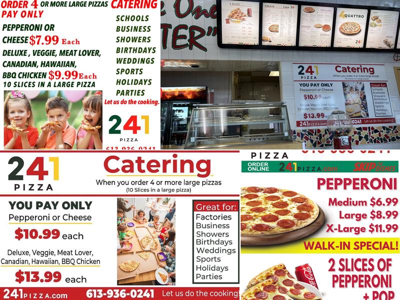 241 Pizza Menu
