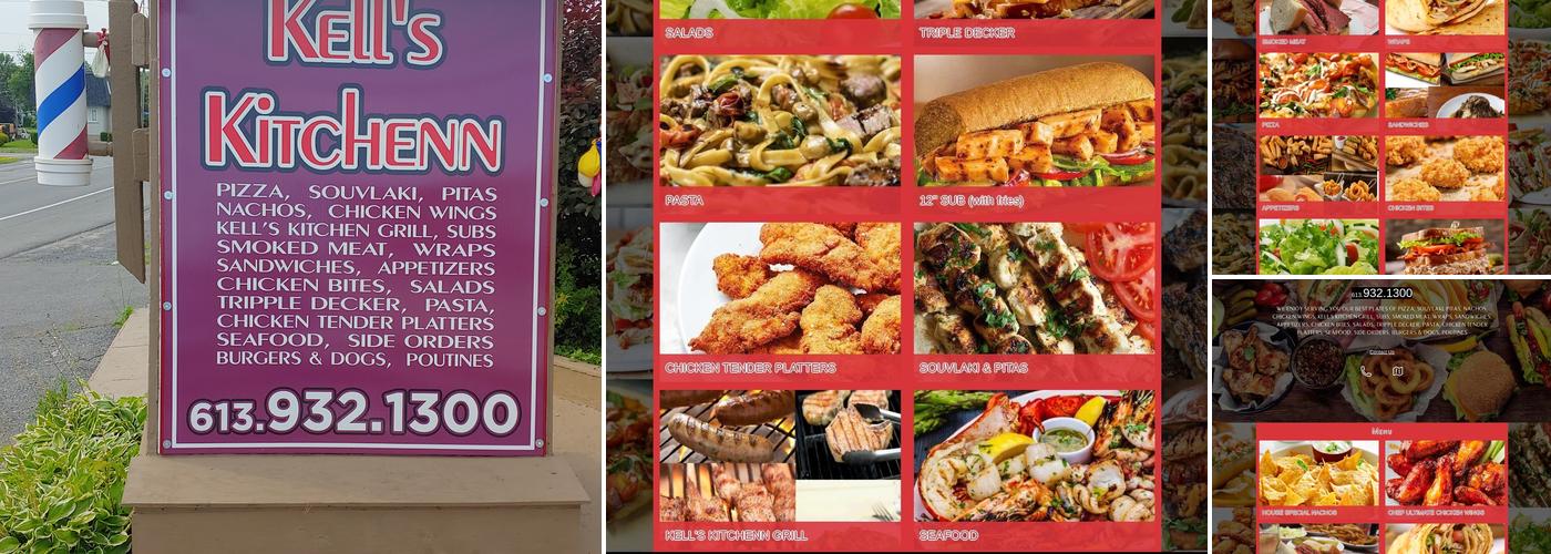 Kell's Kitchenn Menu