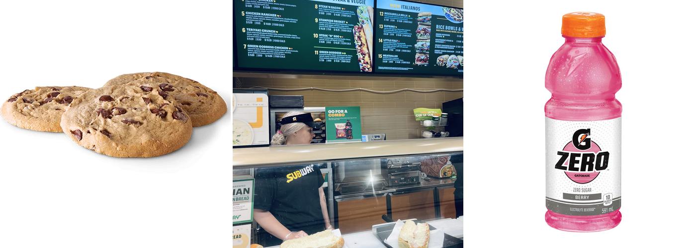 Subway Menu