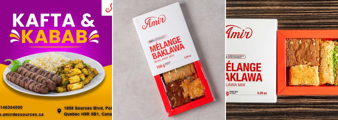 Amir Des Sources (Pointe-Claire) Menu