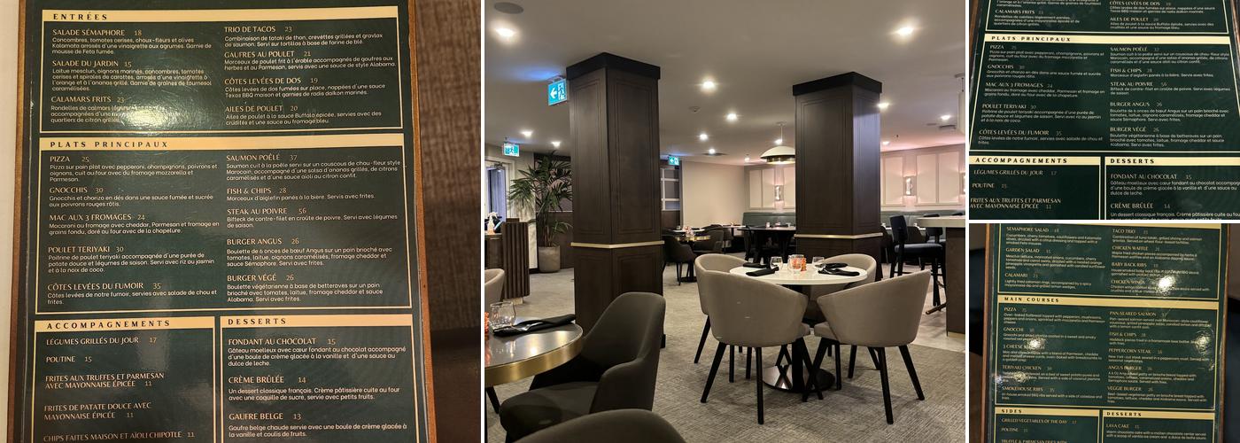 Restaurant Le Sémaphore Menu