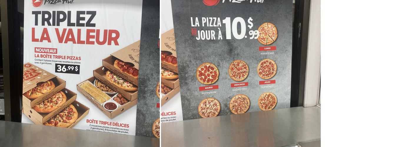 Pizza Hut Menu