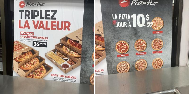Pizza Hut Menu