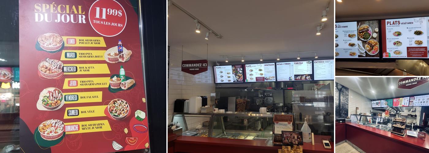 Restaurant Boustan Menu