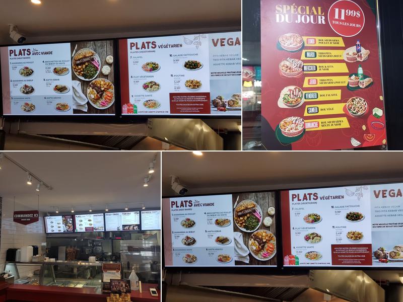 Restaurant Boustan Menu