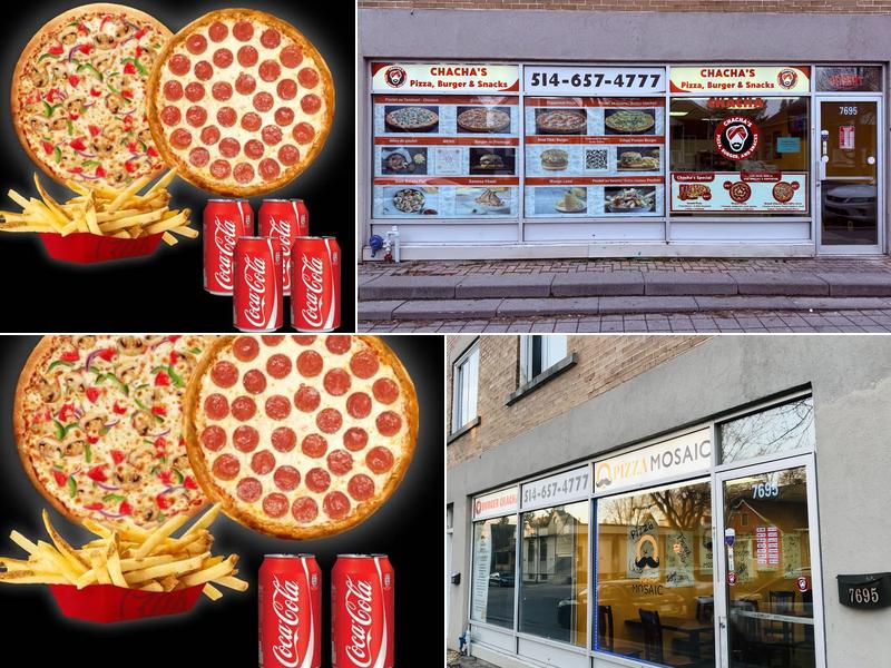 Chacha’s (Pizza Mosaic) 7695 Rue Centrale, LaSalle