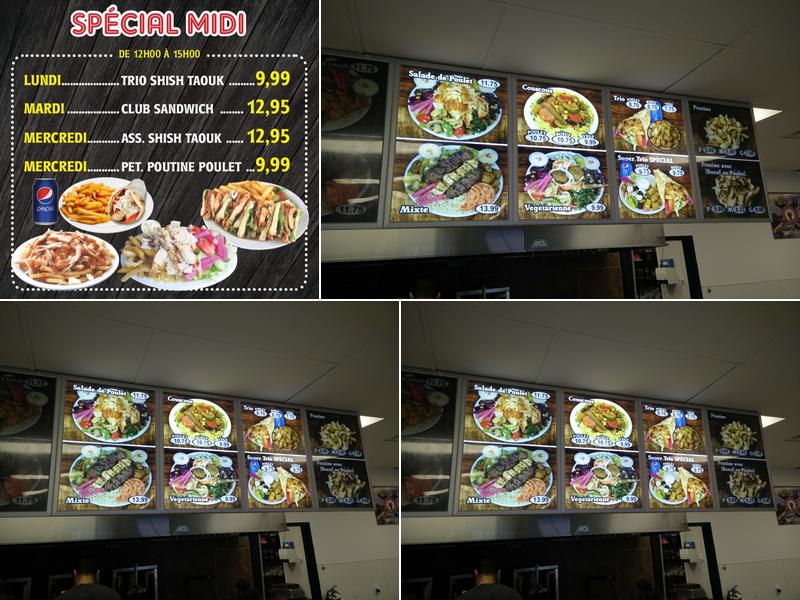 Monsieur Shish Taouk Menu
