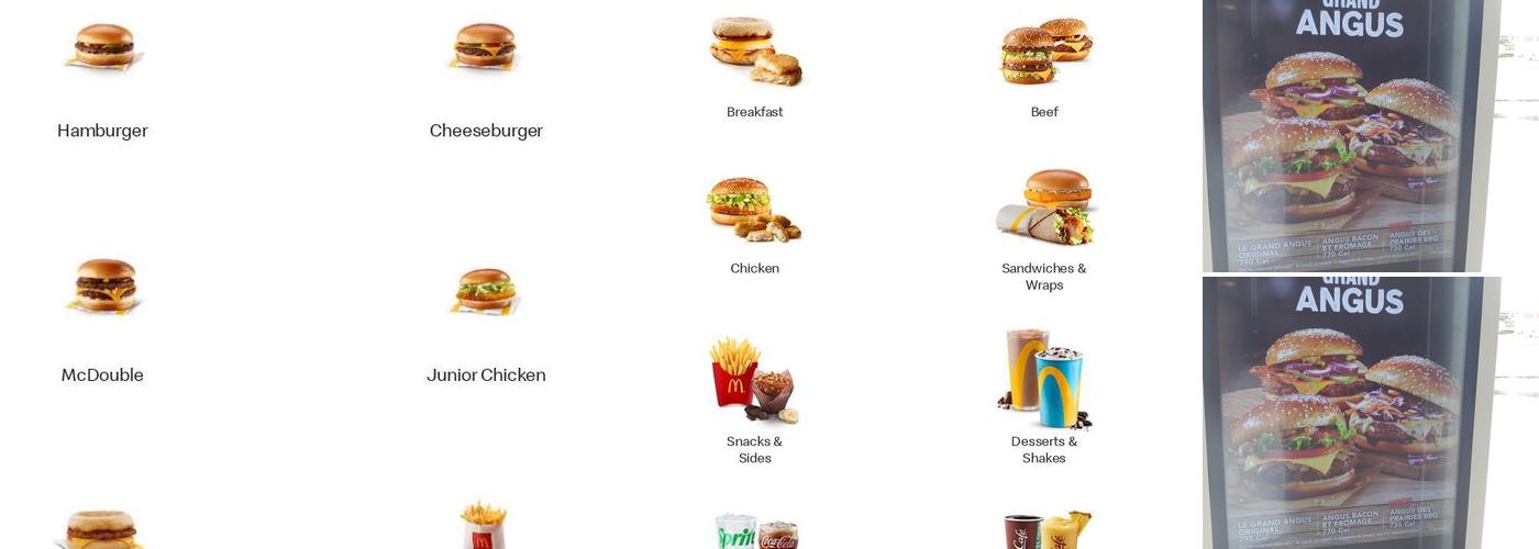 McDonald's Menu