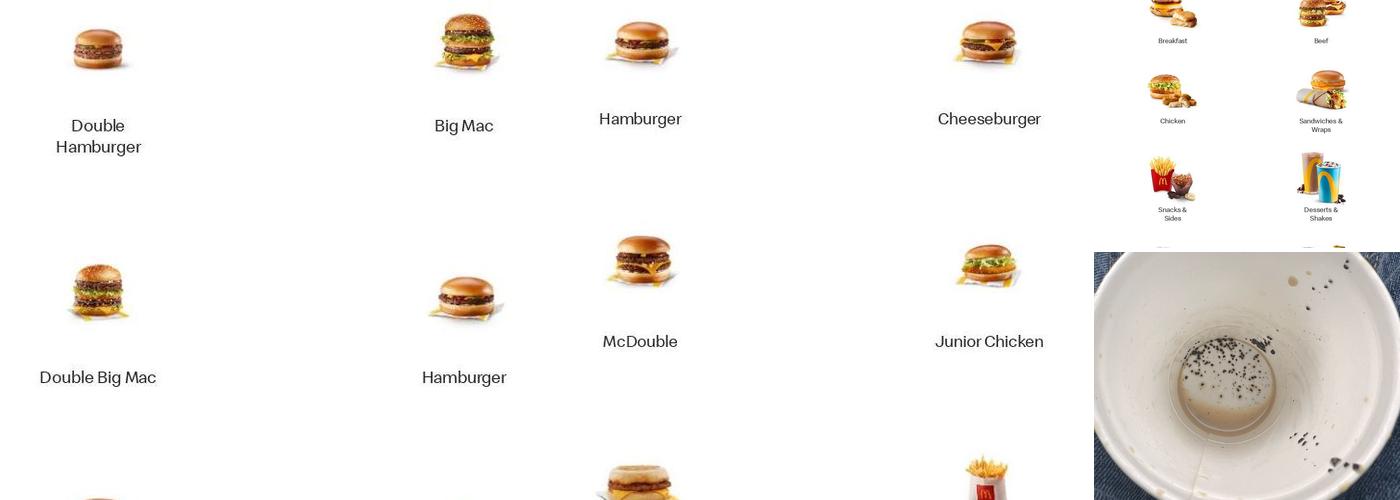 McDonald's Menu