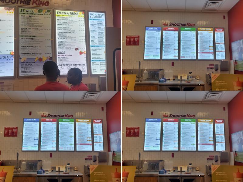 Smoothie King Menu