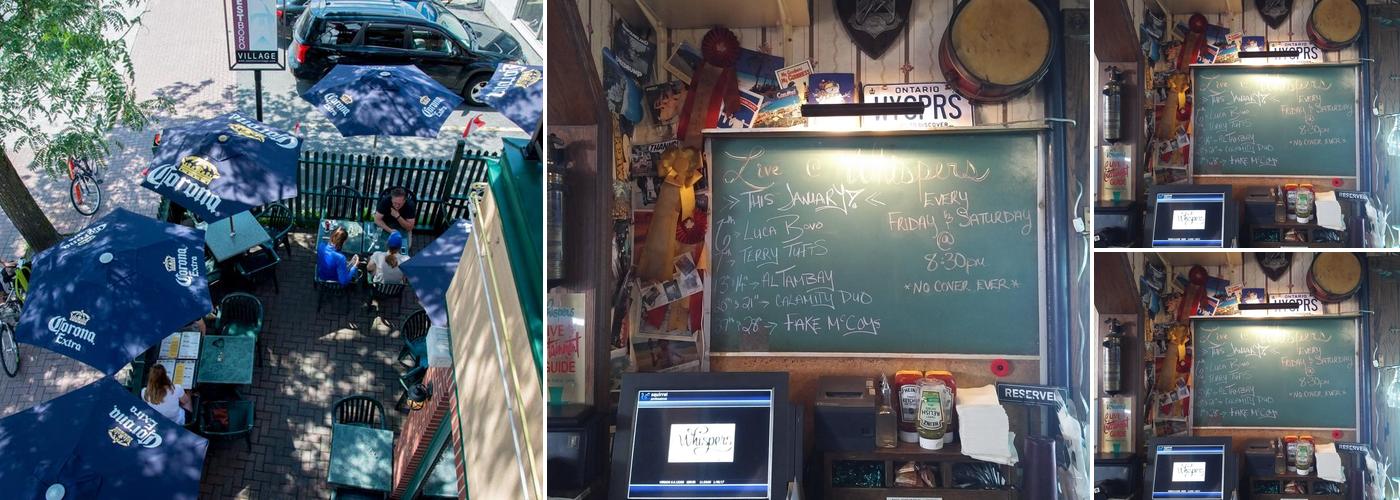 Whispers Pub & Eatery Menu