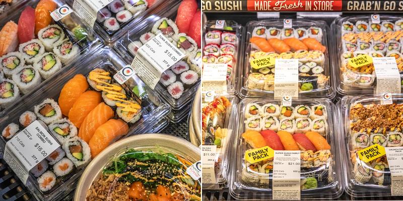Bento Sushi Menu