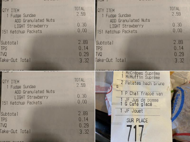 McDonald’s Menu