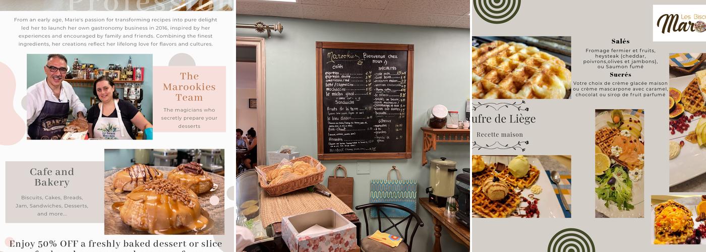 Les Biscuits Marookies Menu