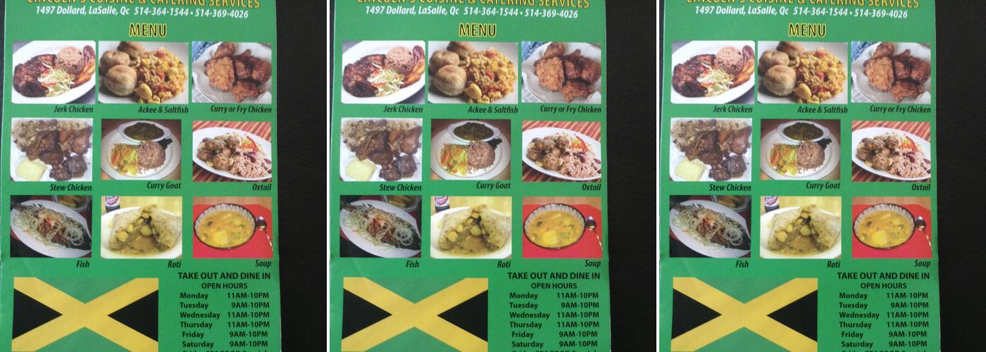 Cuisine Traiteur Vicky Menu