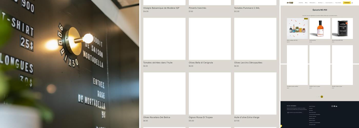 Pizzéria NO.900 - Dix30 Menu