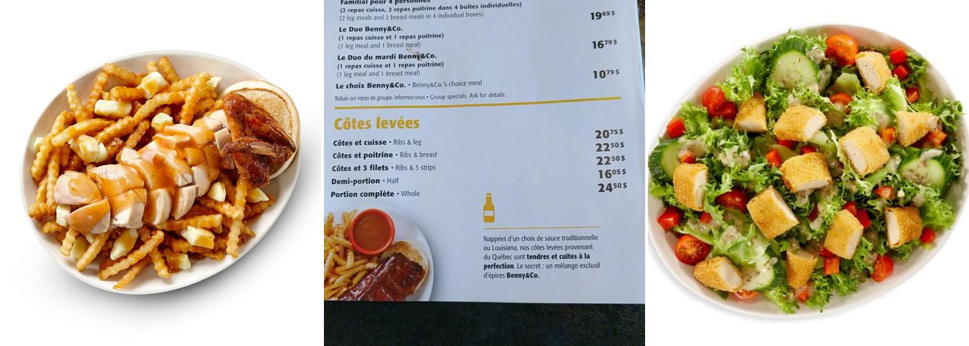 Benny&Co. Menu
