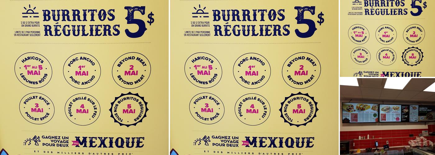 Quesada Burritos & Tacos Menu