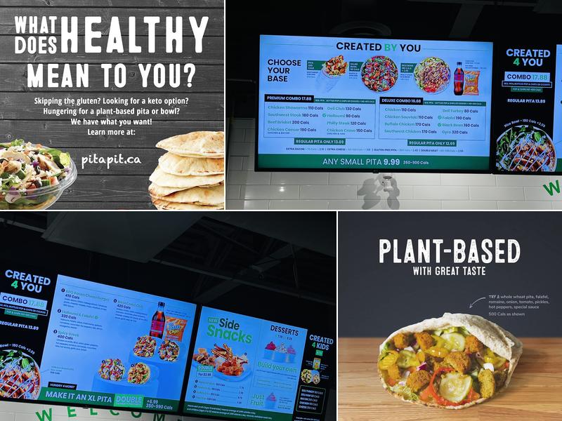 Pita Pit Menu